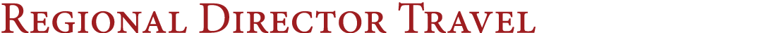 Regional Director Travel