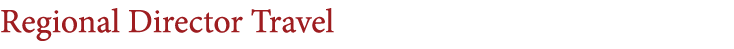 Regional Director Travel